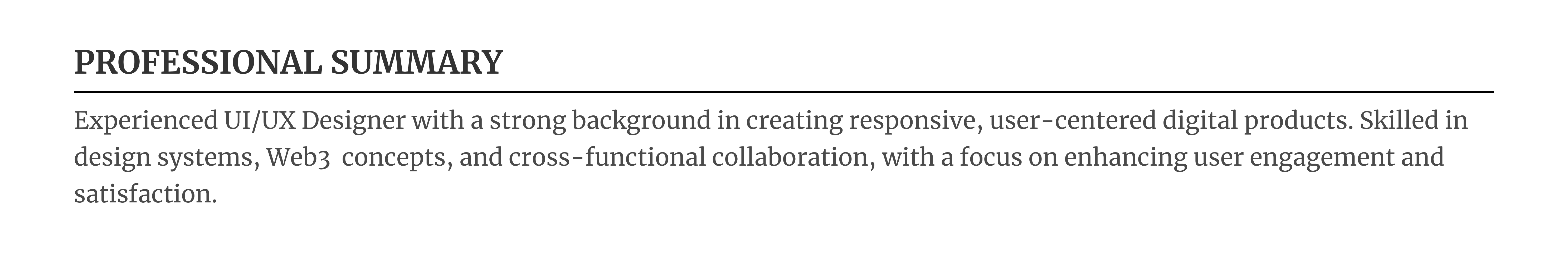 Executive Summary Example